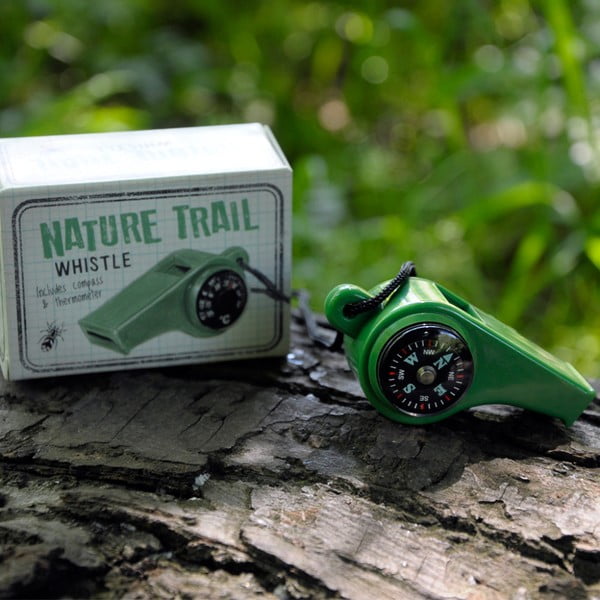 Píšťalka so zabudovaným teplomerom a kompasom Rex London Nature Trail-image-1