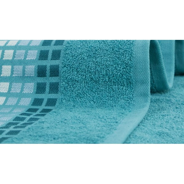 Modrý bavlnený uterák 50x100 cm Darwin – My House-image-1