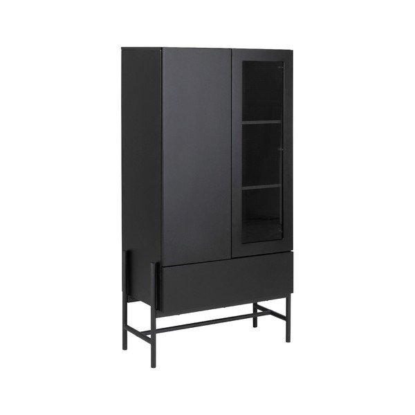 Čierna skriňa Interstil Norse, výška 150 cm-image-1