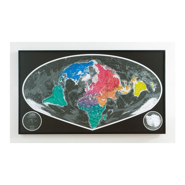Magnetická širokouhlá mapa The Future Mapping Company Future Map, 101 × 58 cm