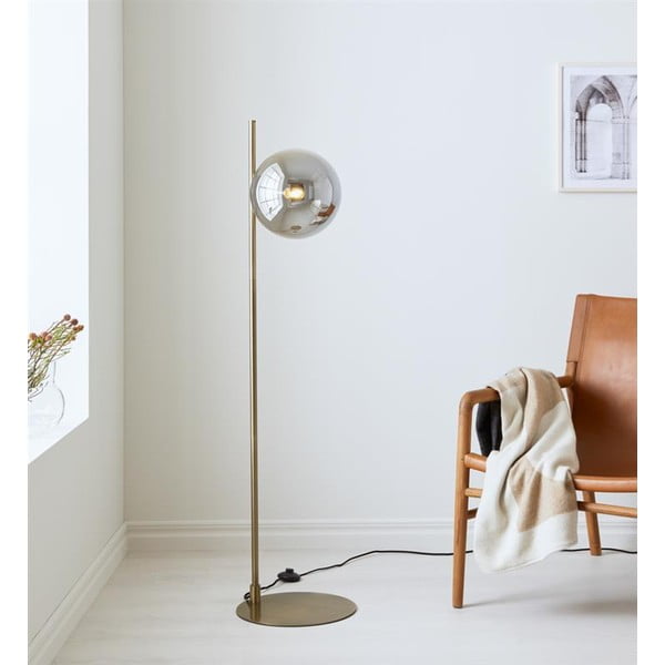Čierna stojacia lampa Markslöjd Dione, výška 134,5 cm-image-1
