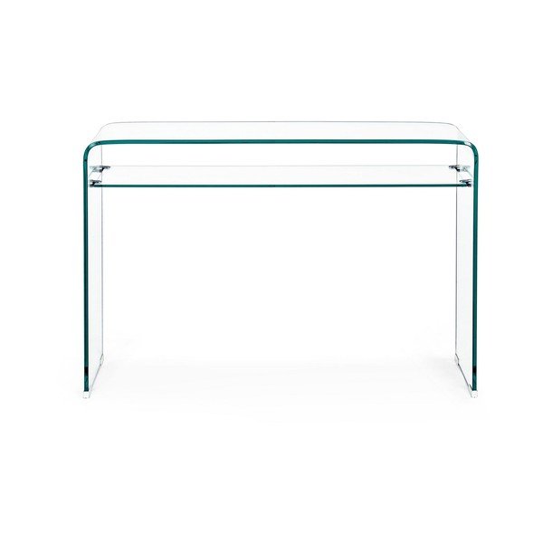 Sklenený konzolový stolík 35x110 cm Iride – Bizzotto-image-2