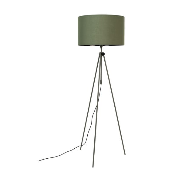 Zelená stojacia lampa Zuiver Lesley