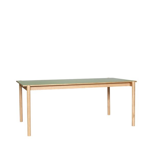 Jedálenský stôl z dubového dreva 107x190 cm Oblique – Hübsch