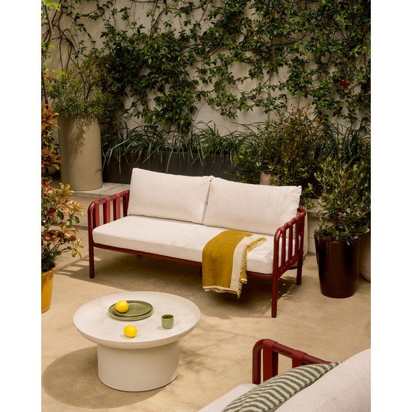 Kovový okrúhly Záhradný konferenčný stolík ø 70 cm Arcola – Kave Home-image-4
