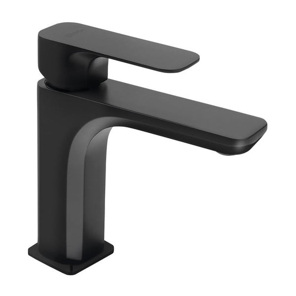 Matne čierna stojančeková umývadlová batéria Spy – Sapho