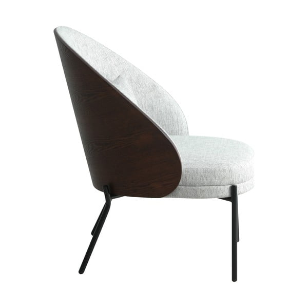 Svetlosivé kreslo Canelas – House Nordic-image-2