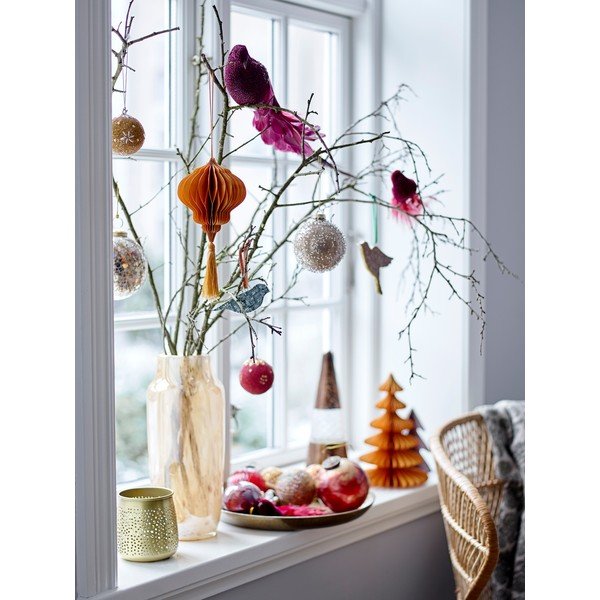 Závesné vianočné ozdoby v súprave 4 ks Milay - Bloomingville-image-1