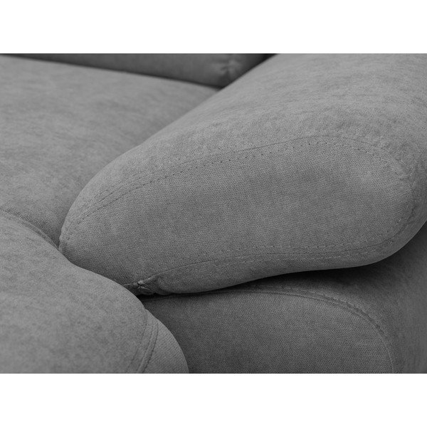 Svetlosivá rozkladacia rohová pohovka Windsor & Co Sofas Pi, pravý roh-image-4