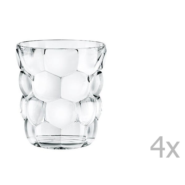 Sada 4 pohárov na whisky z krištáľového skla Nachtmann Bubbles, 330 ml