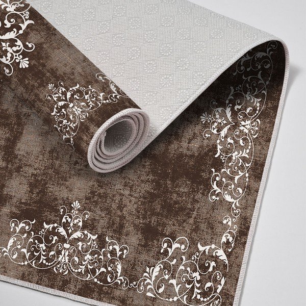 Hnedé kúpeľňové predložky v súprave 2 ks 60x100 cm – Foutastic-image-2