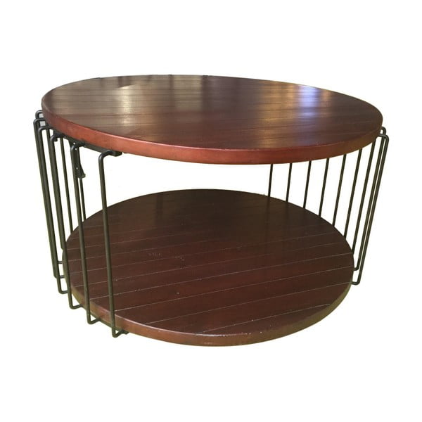 Odkladací stolík InArt Coffee Circle, 80 x 45 cm
