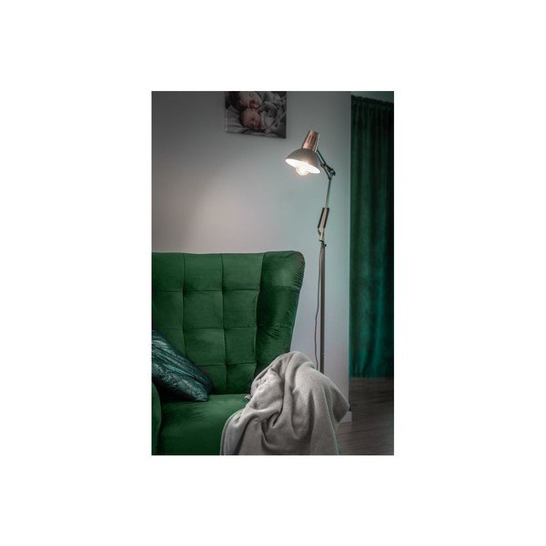 Sivá stojacia lampa s kovovým tienidlom Artemia F – GTV-image-2