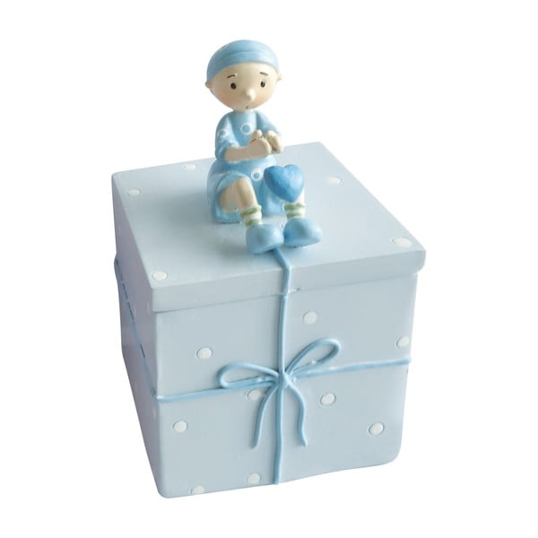 Modrý ozdobný box  na drobnosti Cofanetto