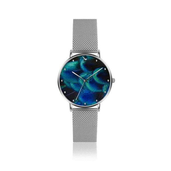 Dámske hodinky s remienkom z antikoro ocele striebornej farby Emily Westwood Dreamy