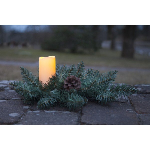 Bielo-zelená svetelná dekorácia s vianočným motívom Serene – Star Trading-image-2