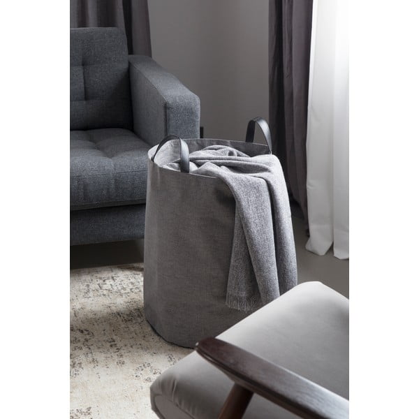 Sivý koš na bielizeň Bigso Box of Sweden Bin, 69 l-image-1