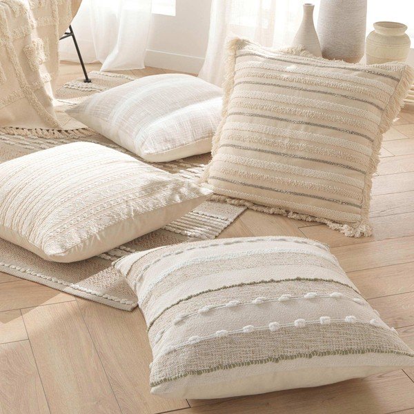 Bavlnený dekoračný vankúš 60x60 cm Atlas – douceur d'intérieur-image-1