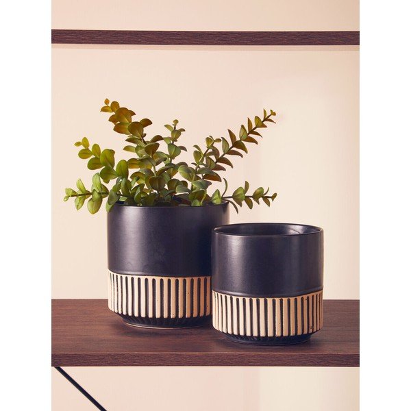 Kameninový obal na kvetináč ø 15 cm Kiso – Premier Housewares-image-3