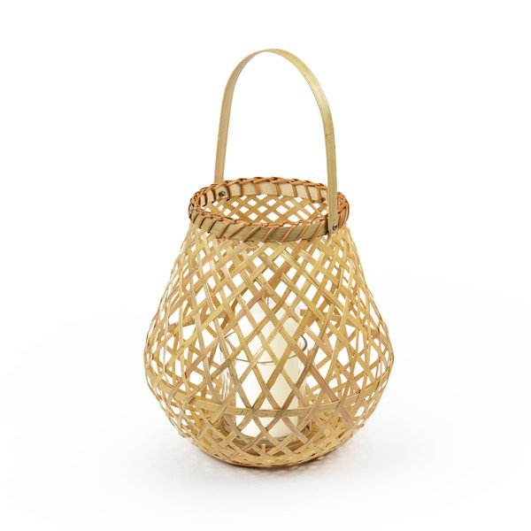 Bambusový lampáš Compactor Bamboo Lantern, ⌀ 25 cm-image-2