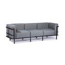 Grafitovosivá trojmiestna záhradná pohovka Bonami Selection Bellisima