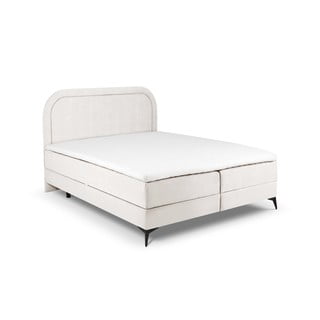 Béžová boxspring posteľ s úložným priestorom 180x200 cm Eclipse – Cosmopolitan Design