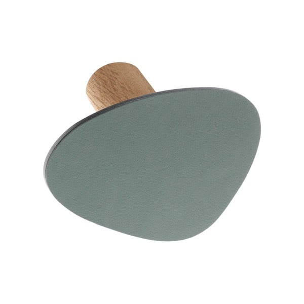 Sivozelený nástenný oceľový háčik Dot L Nupo – LIND DNA