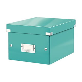 Tyrkysovozelená úložná škatuľa Leitz Universal, dĺžka 28 cm