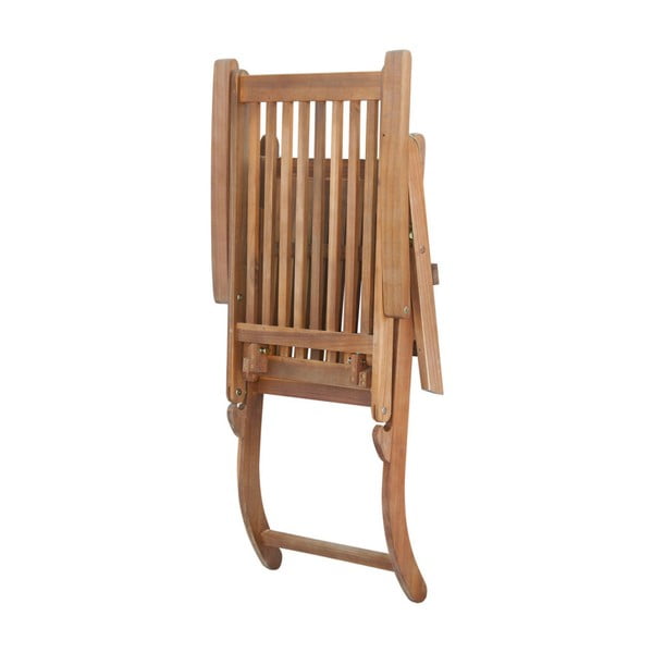 Biele záhradné ležadlo z agátového dreva SOB Garden-image-2