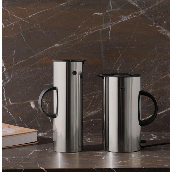Termokanvica z nehrdzavejúcej ocele v striebornej farbe 1 l EM77 – Stelton-image-1