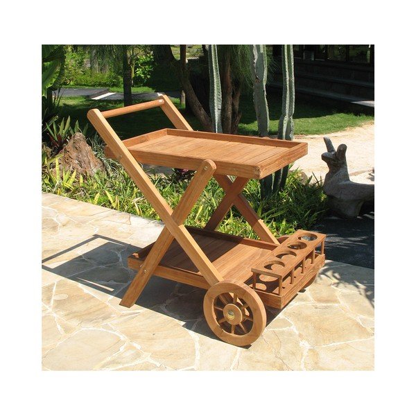 Servírovací stolík z teakového dreva Santiago Pons Troll-image-2