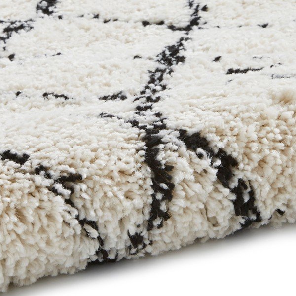Bielo-čierny koberec Think Rugs Boho Lami Black & White, 160 × 230 cm-image-4