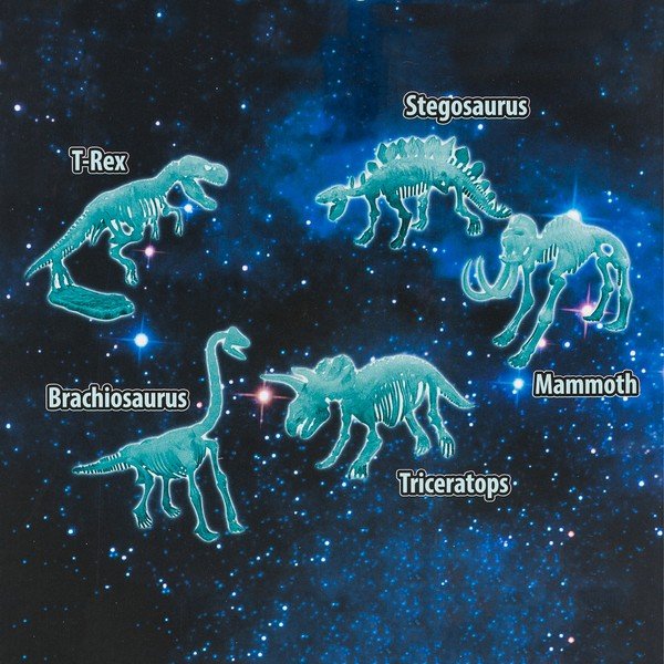 Fluorescenčné 3D puzzle InnovaGoods Dinosaurs-image-1