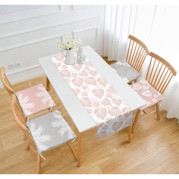 Súprava sedákov a behúňa 5 ks Tropical Leaves – Mila Home-image-1