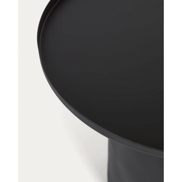 Kovový okrúhly odkladací stolík ø 45 cm Fleksa – Kave Home-image-4