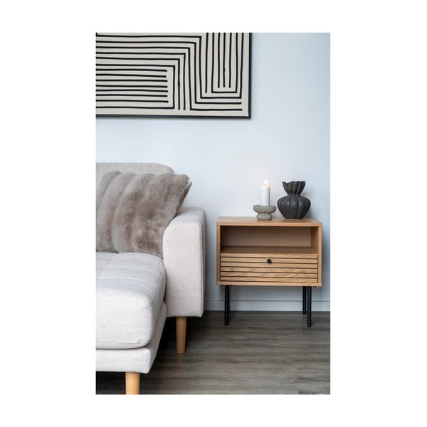 Dekoračný vankúš z umelej kožušiny 45x45 cm Galena – House Nordic-image-3