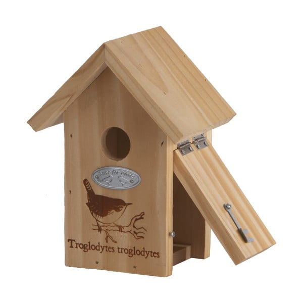Búdka pre vtákov z masívnej borovice Esschert Design Troglodytes-image-3