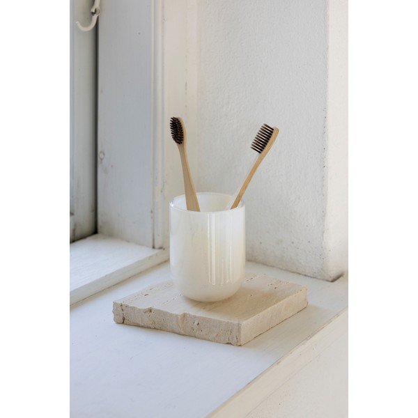 Krémový sklenený téglik na zubné kefky Opal – Mette Ditmer Denmark-image-4