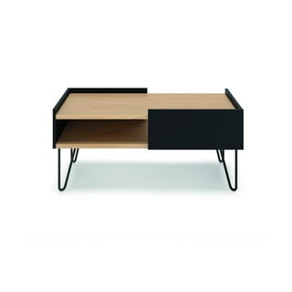 Konferenčný stolík s doskou v dubovom dekore 100x55 cm Nina - TemaHome