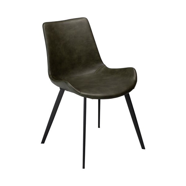 Zelená jedálenská stolička z imitácie kože DAN–FORM Denmark Hype