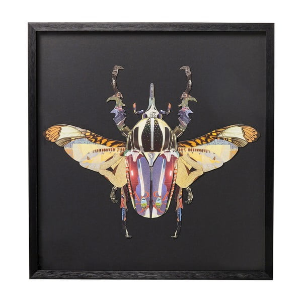 Zarámovaný obraz Kare Design Beetle, 60 x 60 cm