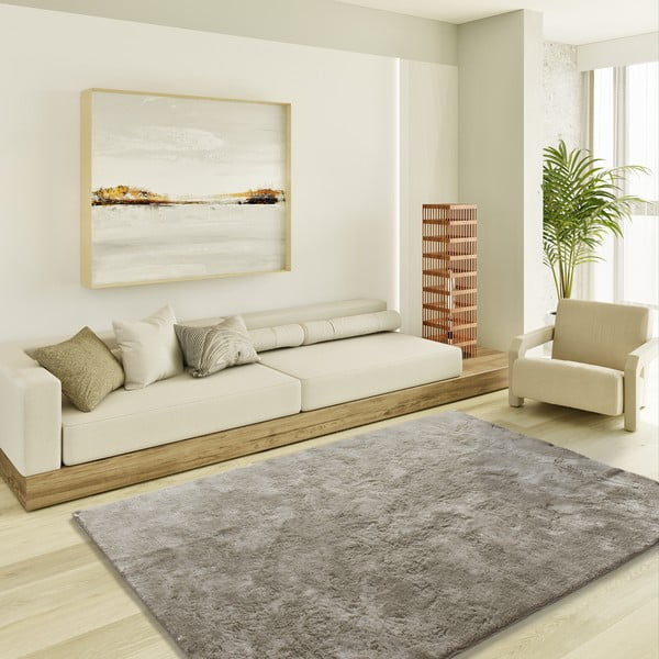 Koberec sivobéžový 140x200 cm Roma – Universal-image-1