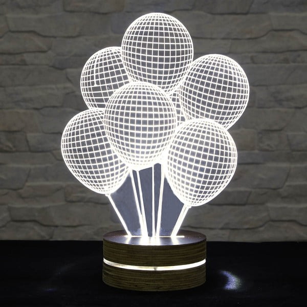 3D stolová lampa Ballons