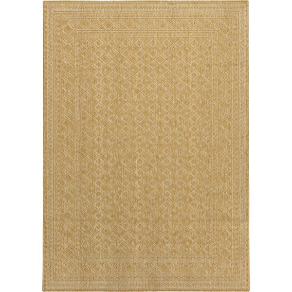 Žltý vonkajší koberec 290x200 cm Terrazzo - Floorita
