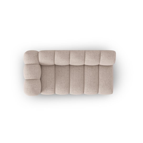 Béžový modul pohovky (ľavý roh) Lupine – Micadoni Home-image-3