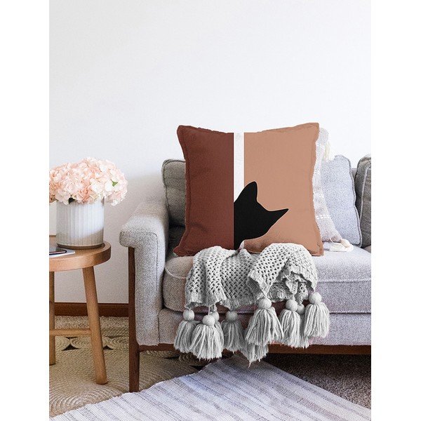 Obliečka na vankúš s prímesou bavlny Minimalist Cushion Covers Kitten, 55 x 55 cm-image-2