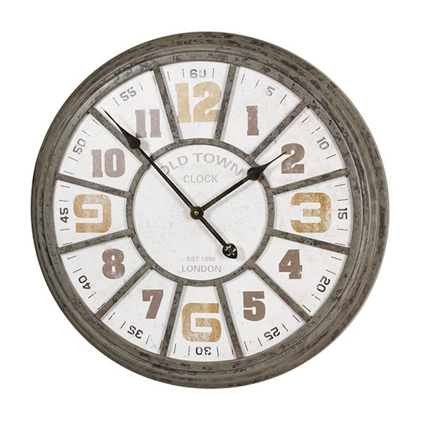 Nástenné hodiny v zlatej farbe Santiago Pons Horloge