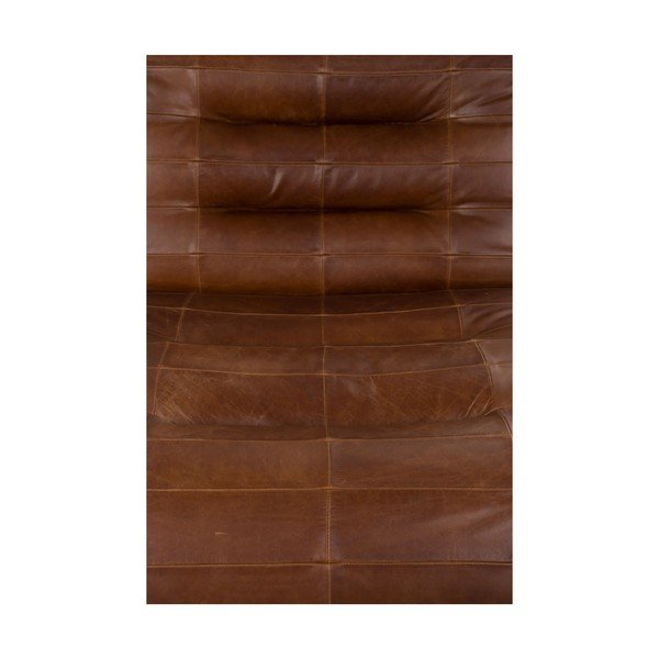 Hnedé kožené kreslo Wyatt – Dutchbone-image-4