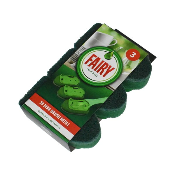 Náhradné hubky ku kefe na riad v súprave Fairy – Addis