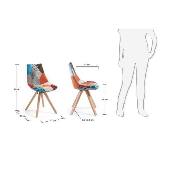 Vzorovaná stolička La Forma Armony-image-3
